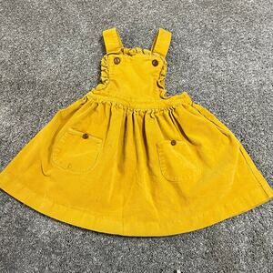 Serendipity Shrimp & Grits Girls Mustard Yellow Dress size 4
